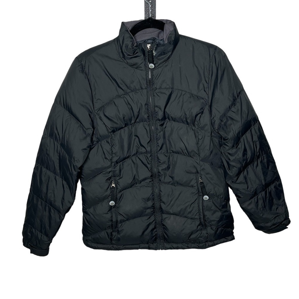 LL Bean Black Goose Down Jacket Sz XS